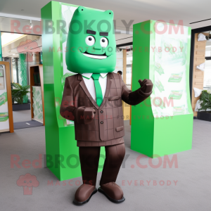Green Chocolate Bars maskot...