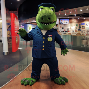 Navy Crocodile mascotte...