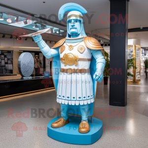 Himmelblå romersk soldat...
