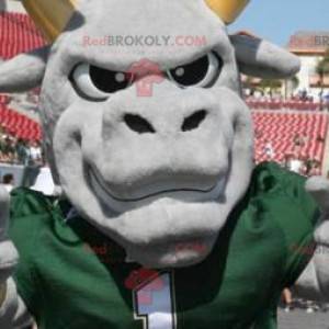 Mascotte di bufalo gigante grigio drago toro - Redbrokoly.com