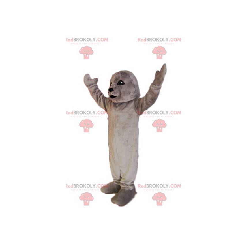 Mascotte della foca grigia. Costume da foca - Redbrokoly.com