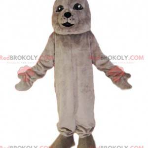 Mascotte de phoque gris. Costume de phoque - Redbrokoly.com