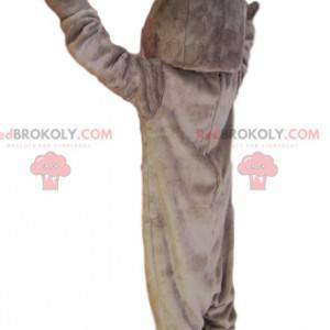 Mascotte de phoque gris. Costume de phoque - Redbrokoly.com