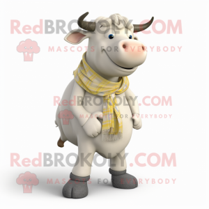 Cream Bull mascotte kostuum...