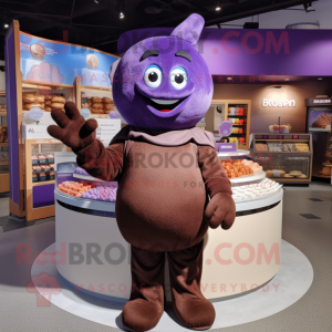 Purple Chocolates maskot...