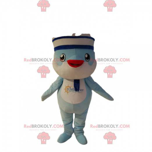 Bird mascot in sailor outfit. Bird costume - Redbrokoly.com