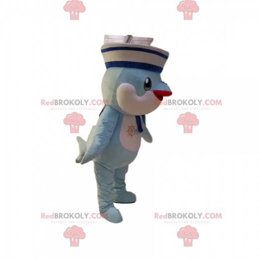 Bird mascot in sailor outfit. Bird costume - Redbrokoly.com