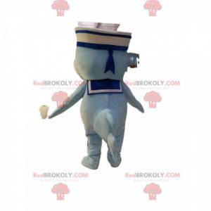 Bird mascot in sailor outfit. Bird costume - Redbrokoly.com