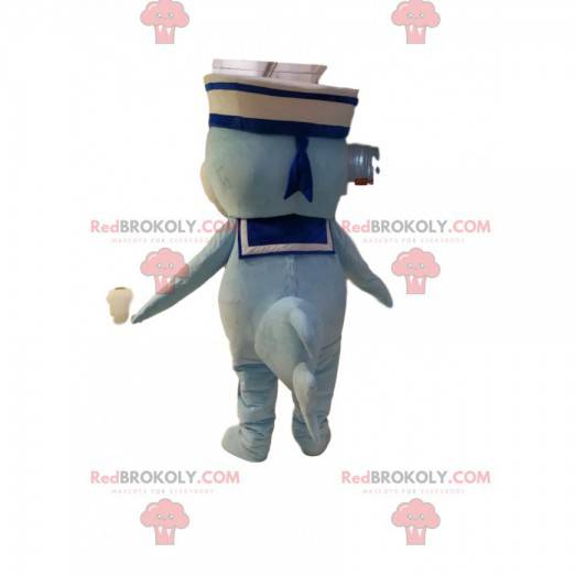 Bird mascot in sailor outfit. Bird costume - Redbrokoly.com