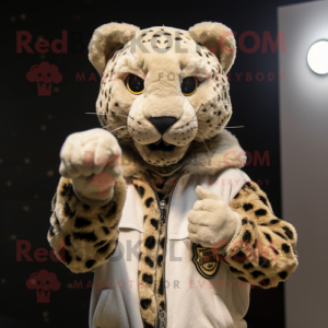 Tan Leopard mascotte...