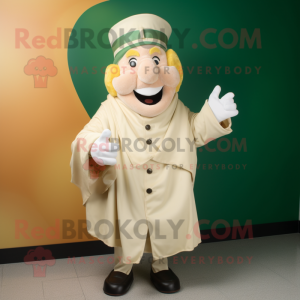 Cream Leprechaun mascotte...