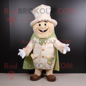 Cream Leprechaun mascotte...