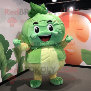 Peach Cabbage Leaf mascotte...