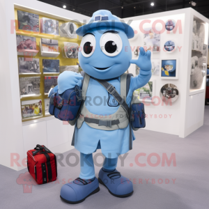 Sky Blue Camera maskot...