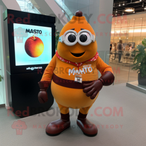 Rust Mango maskot kostume...