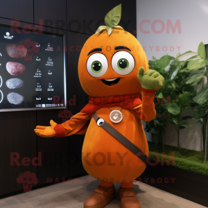 Rust Mango maskot kostume...