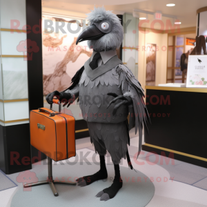 Gray Crow maskot drakt...