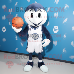 Navy Basketball Ball maskot...