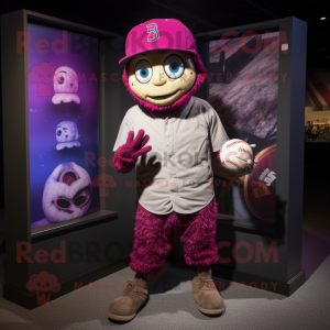 Magenta mummie mascotte...