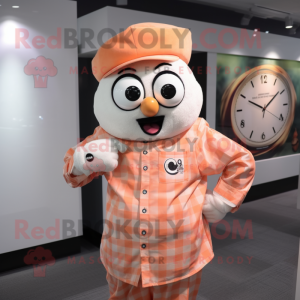 Peach Wrist Watch maskot...