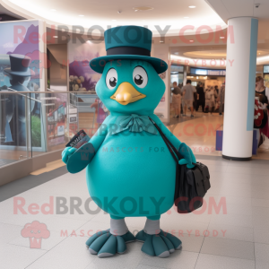 Teal Pigeon mascotte...