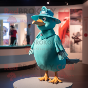 Teal Pigeon mascotte...