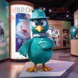 Teal Pigeon mascotte...