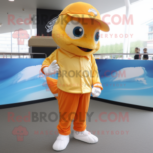 Gold Fish And Chips maskot...