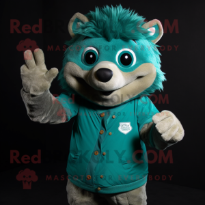 Teal Hedgehog mascotte...