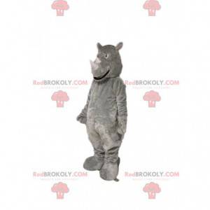 Gray rhino mascot. Rhino costume - Redbrokoly.com