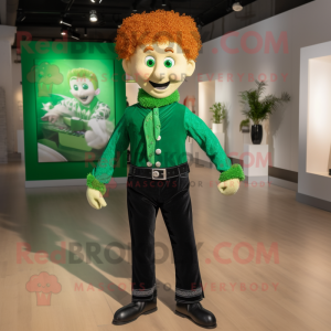Green Irish Dancer mascotte...