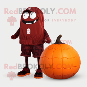 Maroon Pumpkin mascotte...