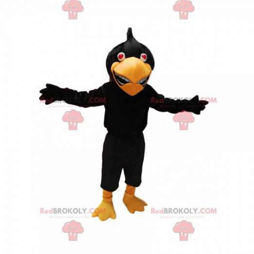 Svart ørn maskot. Black eagle kostyme - Redbrokoly.com