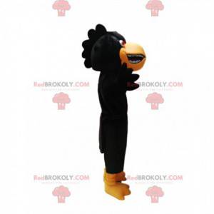 Mascotte dell'aquila nera. Costume da aquila nera -