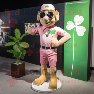 Pink Four Leaf Clover...