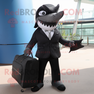 Black Shark maskot kostym...