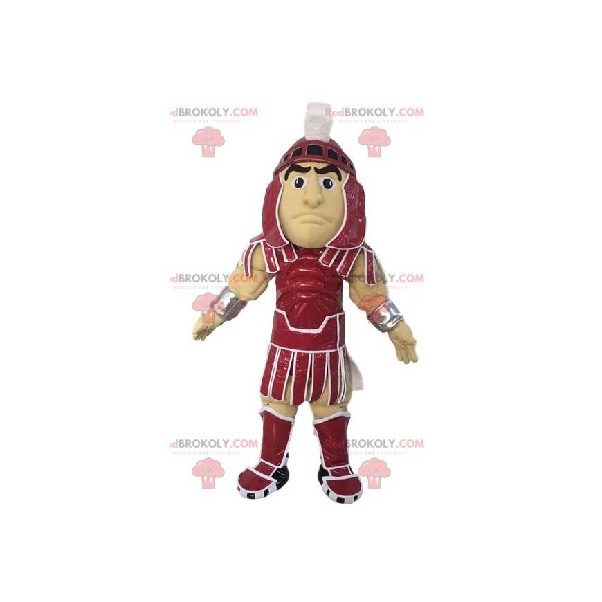 Roman warrior mascot in armor. Warrior costume. - Redbrokoly.com