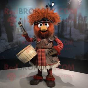 Rust Sekkepipe maskot drakt...