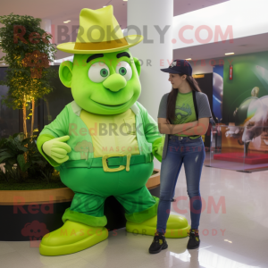 Limegrøn Leprechaun Hat...