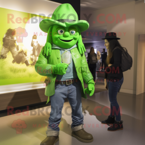 Limegrønn Leprechaun Hat...
