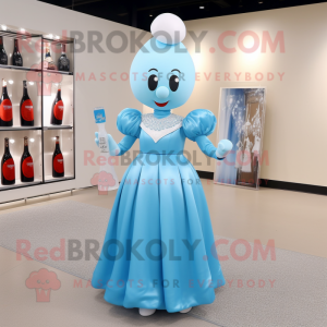 Postava maskota Sky Blue...