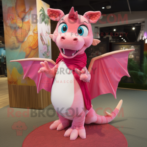 Pink Dragon mascotte...