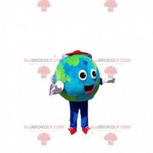 Mascotte de la Terre. Costume de la Terre - Redbrokoly.com