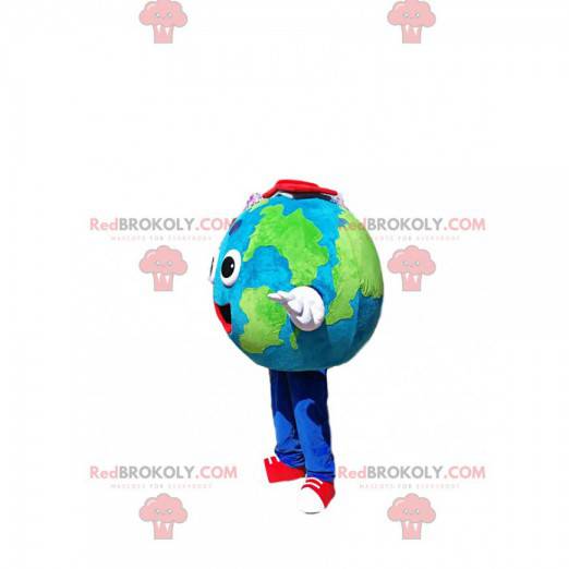 Mascote da terra. Traje de terra - Redbrokoly.com