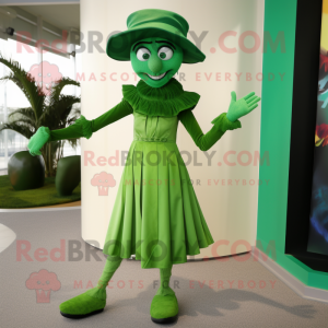 Green Stilt Walker mascotte...