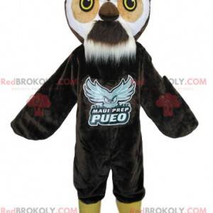 Brown owl mascot. Owls costume - Redbrokoly.com