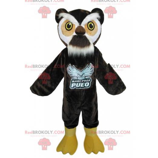 Mascotte gufo marrone. Costume da gufi - Redbrokoly.com