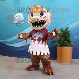 Bruin Barracuda mascotte...