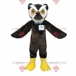 Braune Eule Maskottchen. Eulenkostüm - Redbrokoly.com