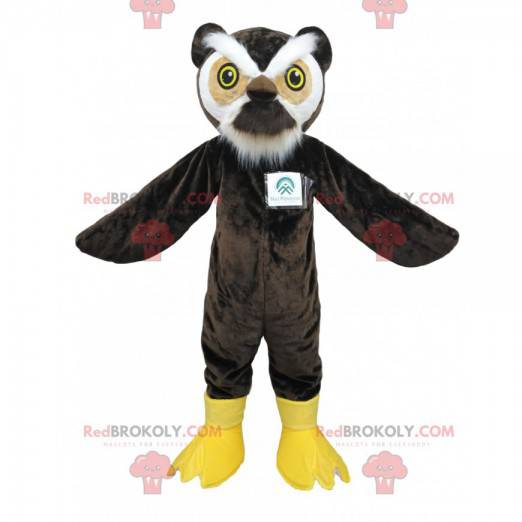 Brown owl mascot. Owls costume - Redbrokoly.com